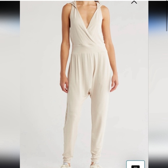 FP Movement by Free People Pants - FP Movement by Free People Second Chance Onesie in Bamboo